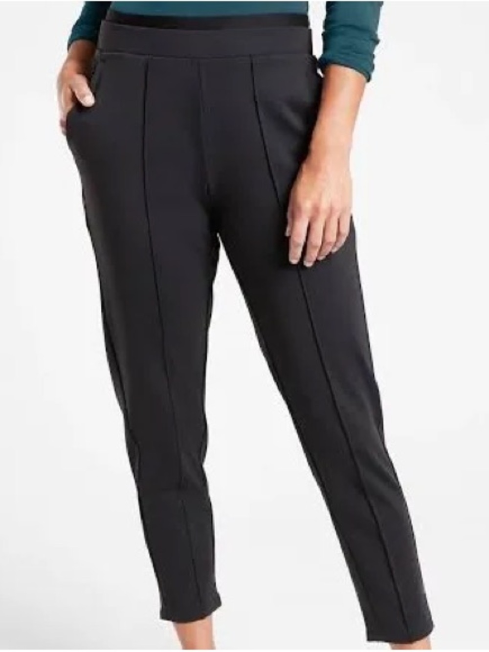 Athleta Venice Pintuck Pant Black XS